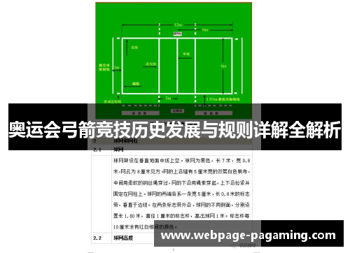 奥运会弓箭竞技历史发展与规则详解全解析 奥运会弓箭竞技历史发展与规则详解全解析